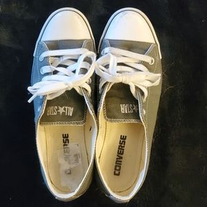 Gray women's converse